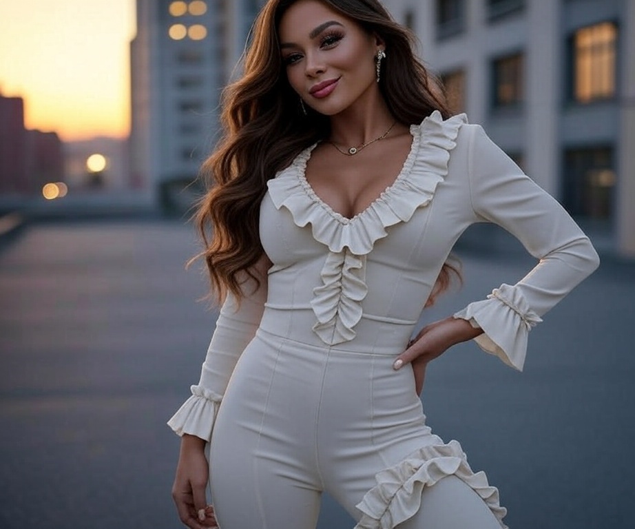 20 Enchanting Doll Fashion Ideas for Women That Will Make You Feel Like a Princess (Don't Miss #3!) - 15. Feminine Jumpsuits