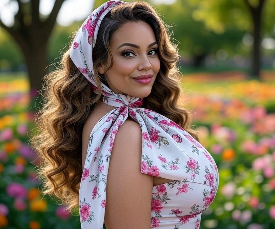 20 Enchanting Doll Fashion Ideas for Women That Will Make You Feel Like a Princess (Don't Miss #3!) - 16. Fun Printed Scarves
