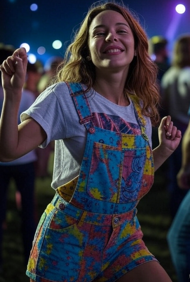 25 Hot Gnx Tour Outfits for Females That Will Break the Internet! (#17 Is a Must-See!) - 6. Statement Overalls