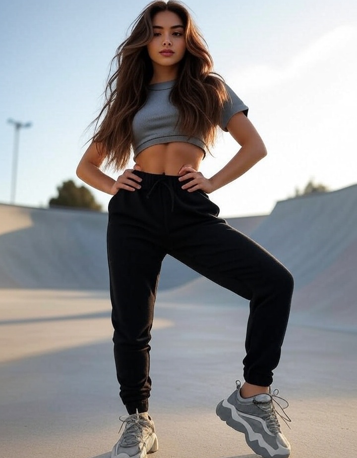 20 Stylish Skate Fashion Ideas for Girls That Will Turn Heads Everywhere! - 5. Chunky Sneakers
