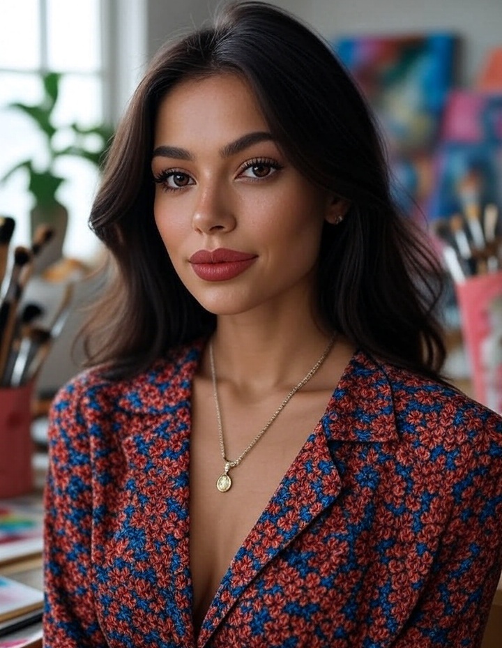 25 Makeup Inspiration Ideas with Bold Lipstick Shades for the Hot Lady in You! - 25. Trendy Clay for an Earthy Statement