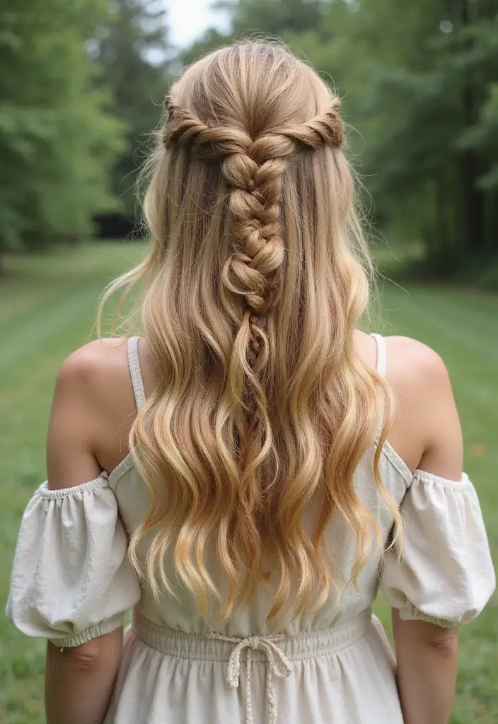 10 Irresistibly Stylish Honey Blonde Boho Braids You Need to Try Now! - 6. Boho Halo Braid