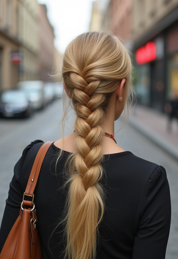 10 Irresistibly Stylish Honey Blonde Boho Braids You Need to Try Now! - 9. Braided Ponytail