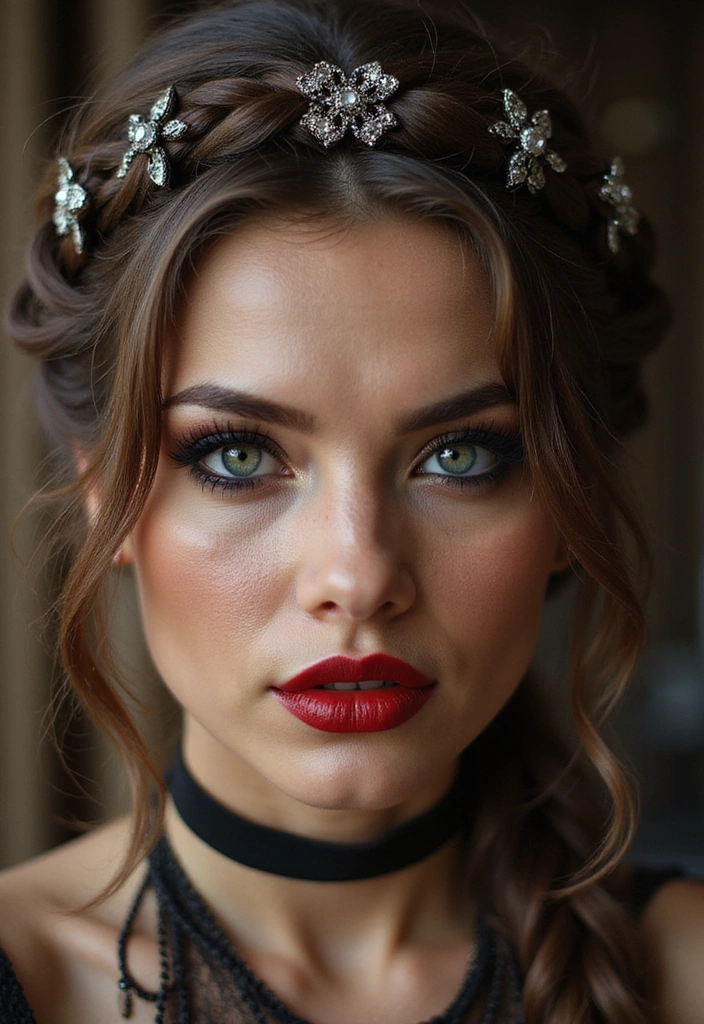 Transform Your Look: 30 Sexy Halloween Hairstyles to Make You Stand Out! - 26. Halloween Bohemian Braided Crown