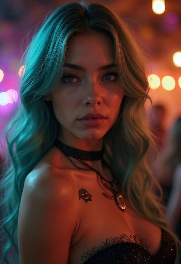 Transform Your Look: 30 stylish Halloween Hairstyles to Make You Stand Out - 11. Halloween Glistening Mermaid Waves