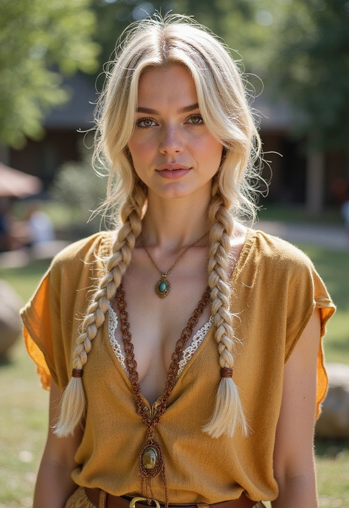 10 Irresistibly Stylish Honey Blonde Boho Braids You Need to Try Now! - 8. Knotted Braids