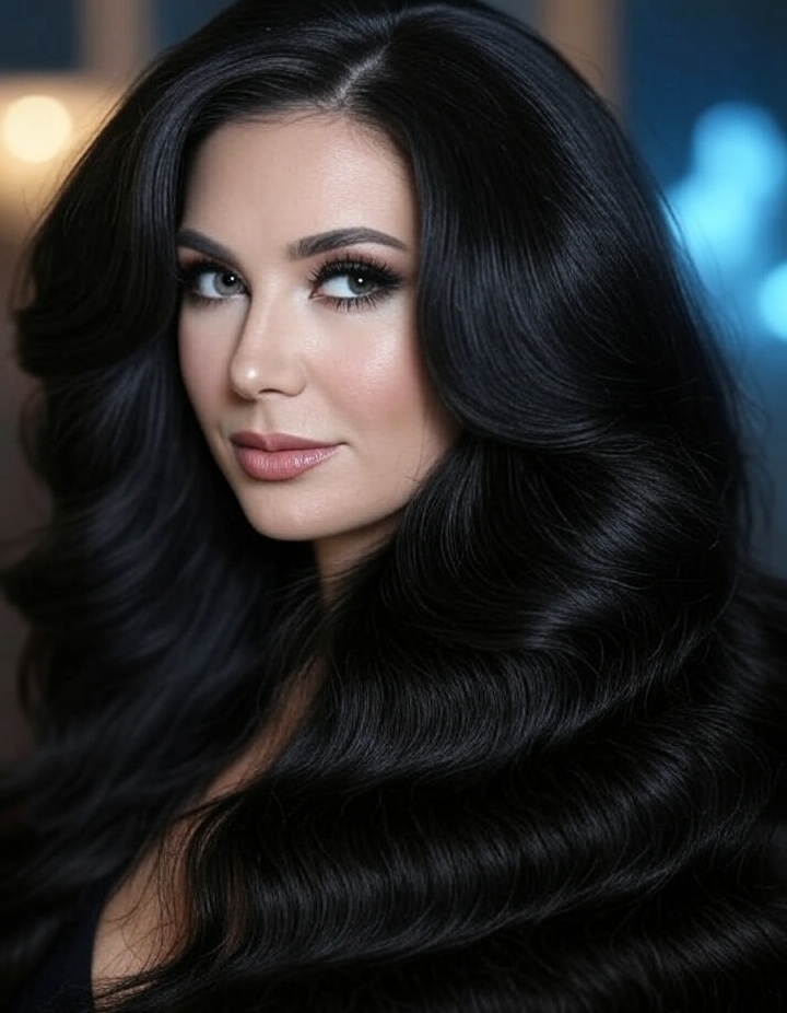 Transform Your Look: 30 stylish Halloween Hairstyles to Make You Stand Out - 1. Seductive Waves