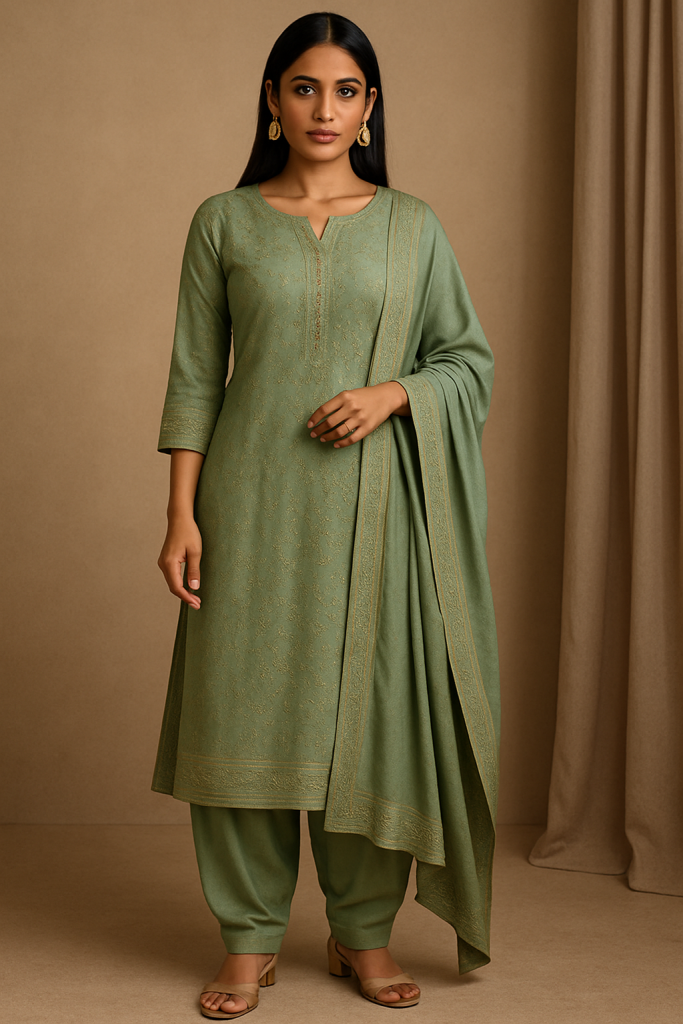 30 Stunning Traditional Indian Dresses for Females That Will Turn Heads - 24. Timeless Salwar Kameez