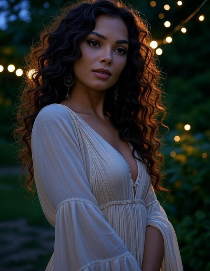 Unlock 30 Stylish Moto Boho Hairstyles to Elevate Your Look (Especially #12!) - 15. Moto Boho Side-Swept Curls