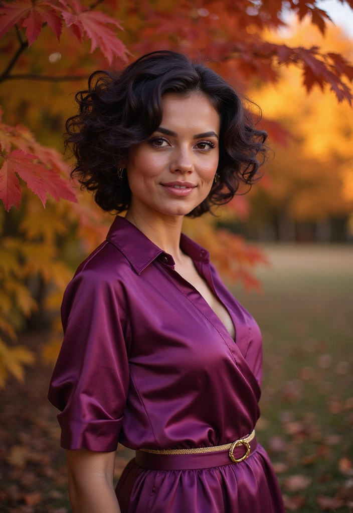 25 Bold Fall Hair Colors That Will Make You Look Incredibly Charming - 9. Bright Plum