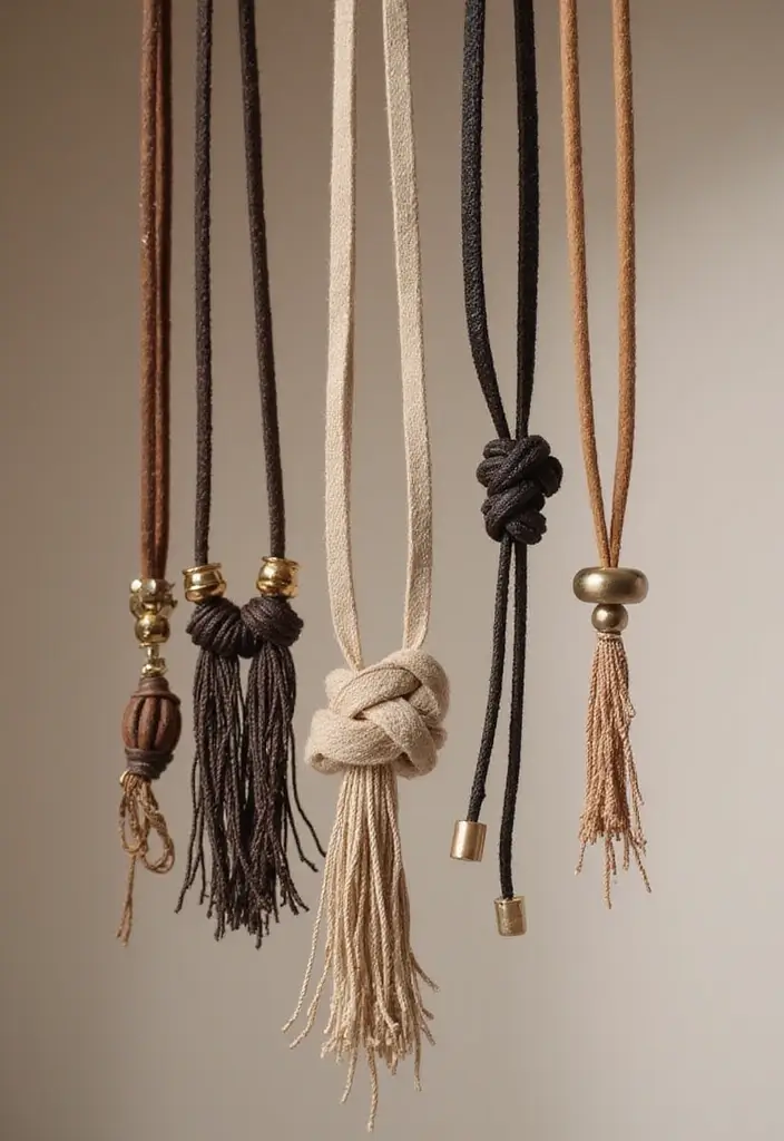 30 Must-Have Stylish Cord Necklaces for Females (You Won't Believe #15!)