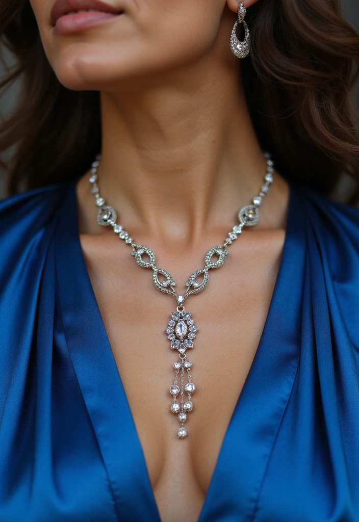 30 Must-Have Stylish Cord Necklaces for Females (You Won't Believe #15!) - 16. Elegant Evening