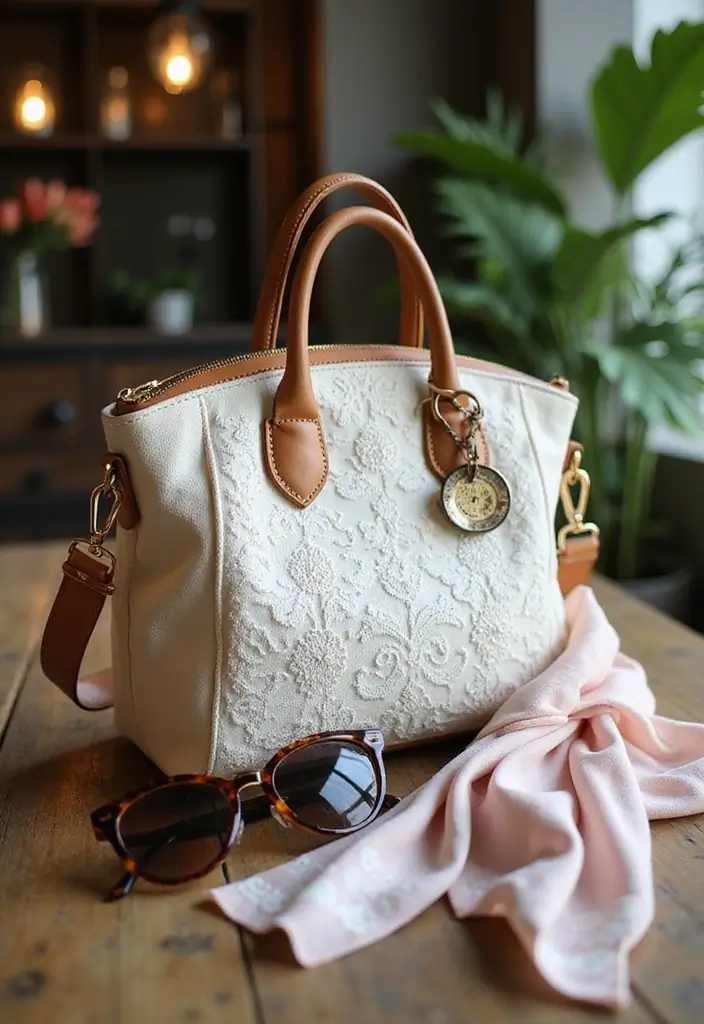 21 Stylish Broderie Anglaise Pieces That Make a Bold Statement (You’ll Love #12!) - 18. Elegant Broderie Anglaise Handbag