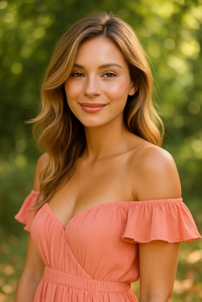 30 Very Stylish Fall Makeup Looks That Will Turn Heads This Season! - 6. Glowy Skin with a Pop of Color