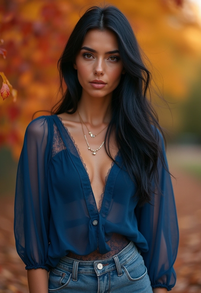 25 Bold Fall Hair Colors That Will Make You Look Incredibly Charming - 15. Indigo