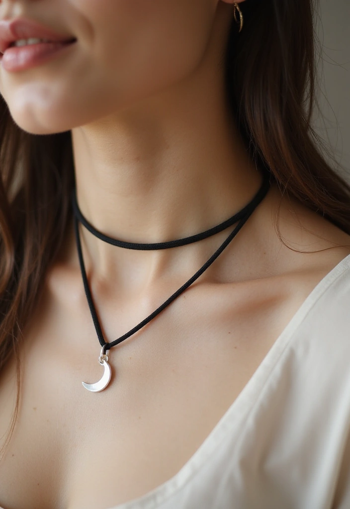 30 Must-Have Stylish Cord Necklaces for Females (You Won't Believe #15!) - 2. Minimalist Magic