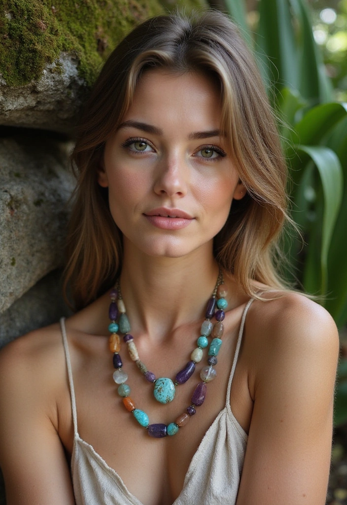 30 Must-Have Stylish Cord Necklaces for Females (You Won't Believe #15!) - 28. Nature Elements