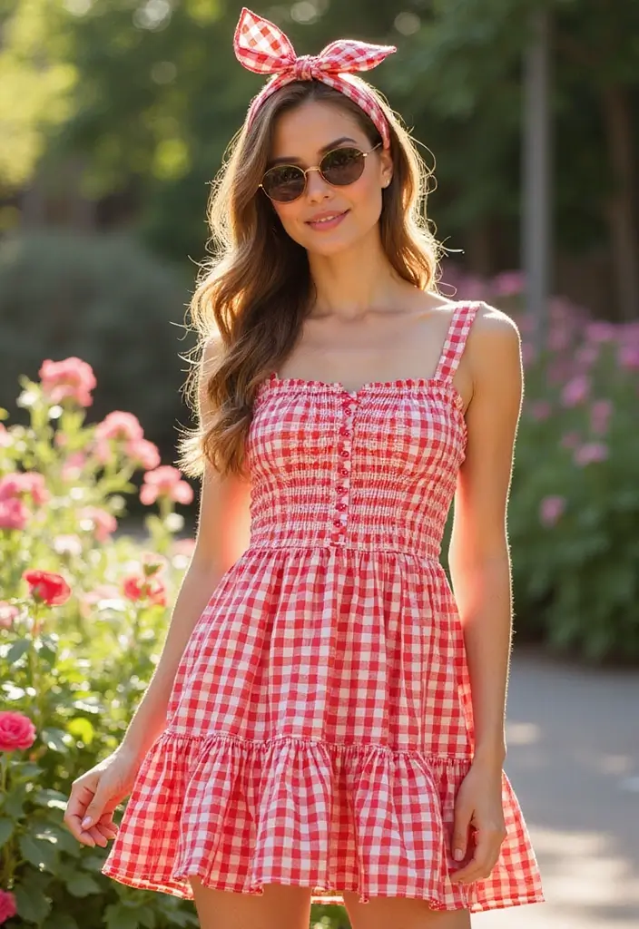 Unleash Your Inner Diva: 30 Super Charming Gingham Revival Outfits