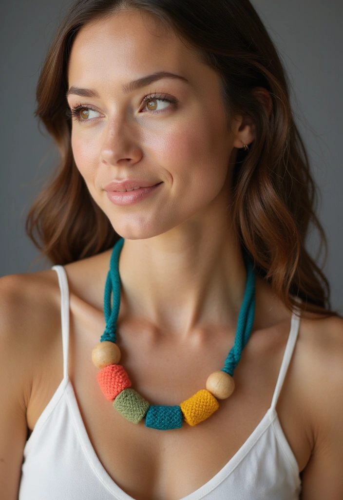 30 Must-Have Stylish Cord Necklaces for Females (You Won't Believe #15!) - 22. The Daring Color Block