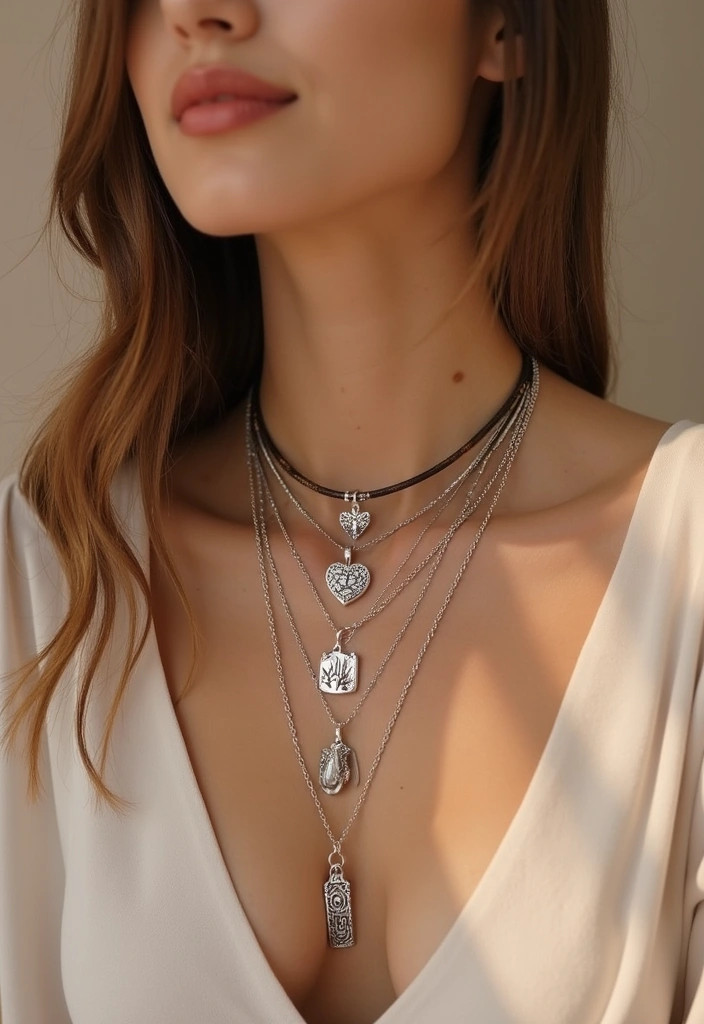 30 Must-Have Stylish Cord Necklaces for Females (You Won't Believe #15!) - 29. The Versatile Layer