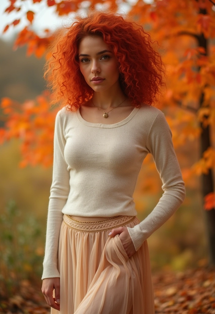 25 Bold Fall Hair Colors That Will Make You Look Incredibly Charming - 20. Vibrant Red