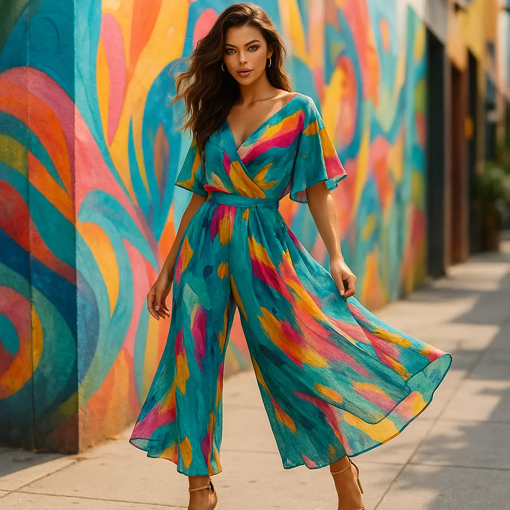 30 Stylish Hoco Looks That'll Make You the Star of the Night (Don't Miss #5) - 26. Artistic Patterns