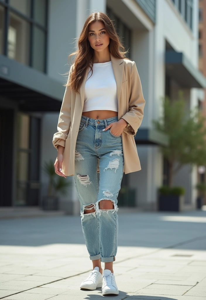 30 Charming Scandinavian Street Style Elements That'll Elevate Your Wardrobe Instantly! - 30. Classic White Sneakers