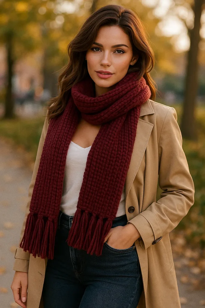 30 Charming Scandinavian Street Style Elements That'll Elevate Your Wardrobe Instantly! - 16. Cozy Scarves