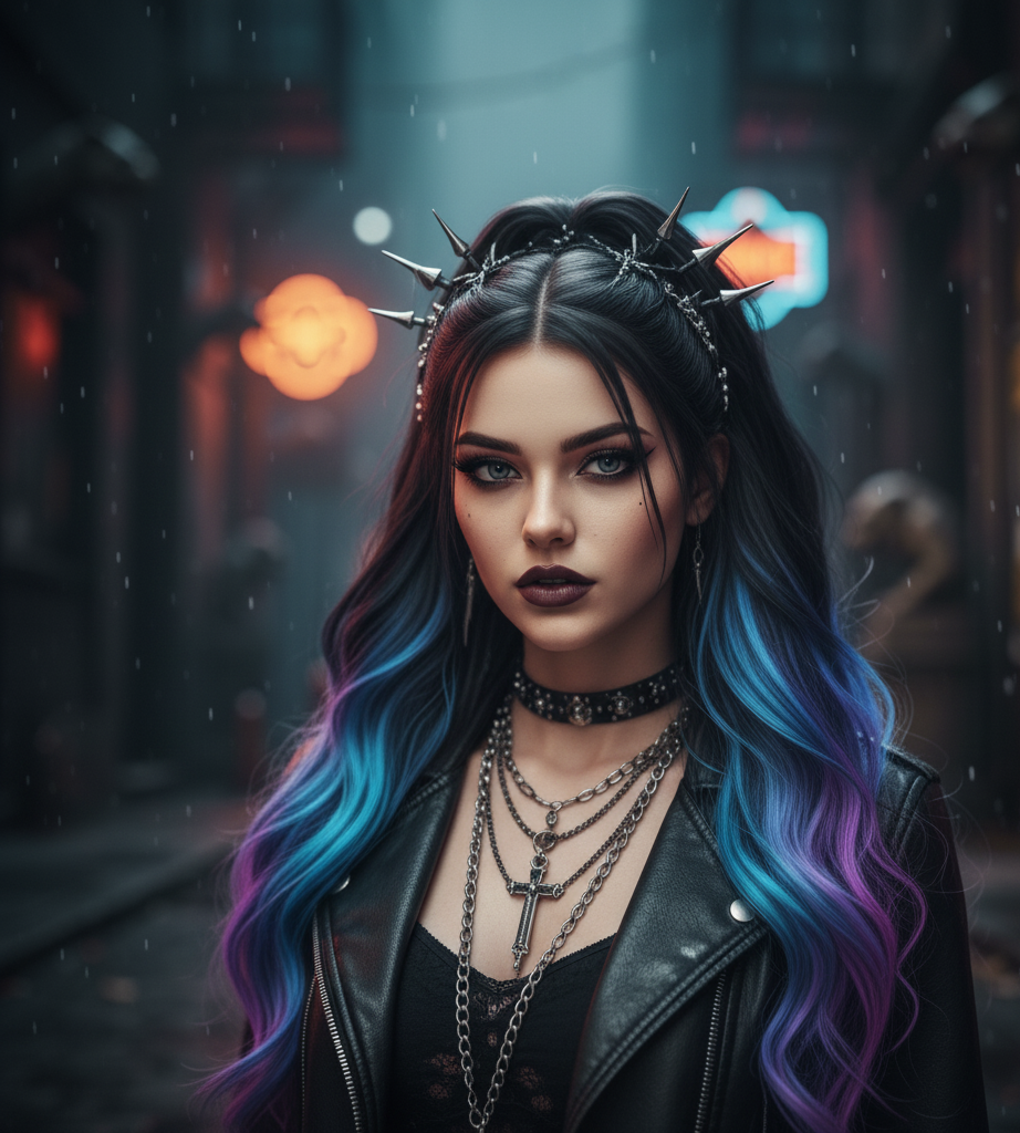 15 Bold Goth Outfits That Make Every Female Feel Like a Total 13. Expressive Hairstyles