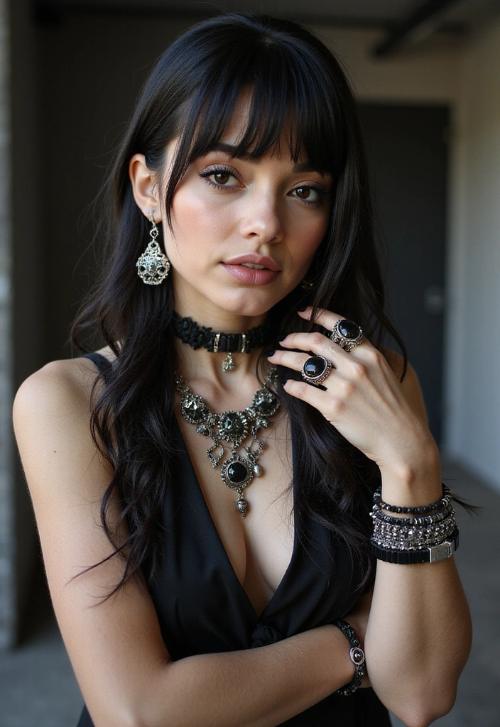 15 Bold Goth Outfits That Make Every Female Feel Like a Total 8. Statement Accessories