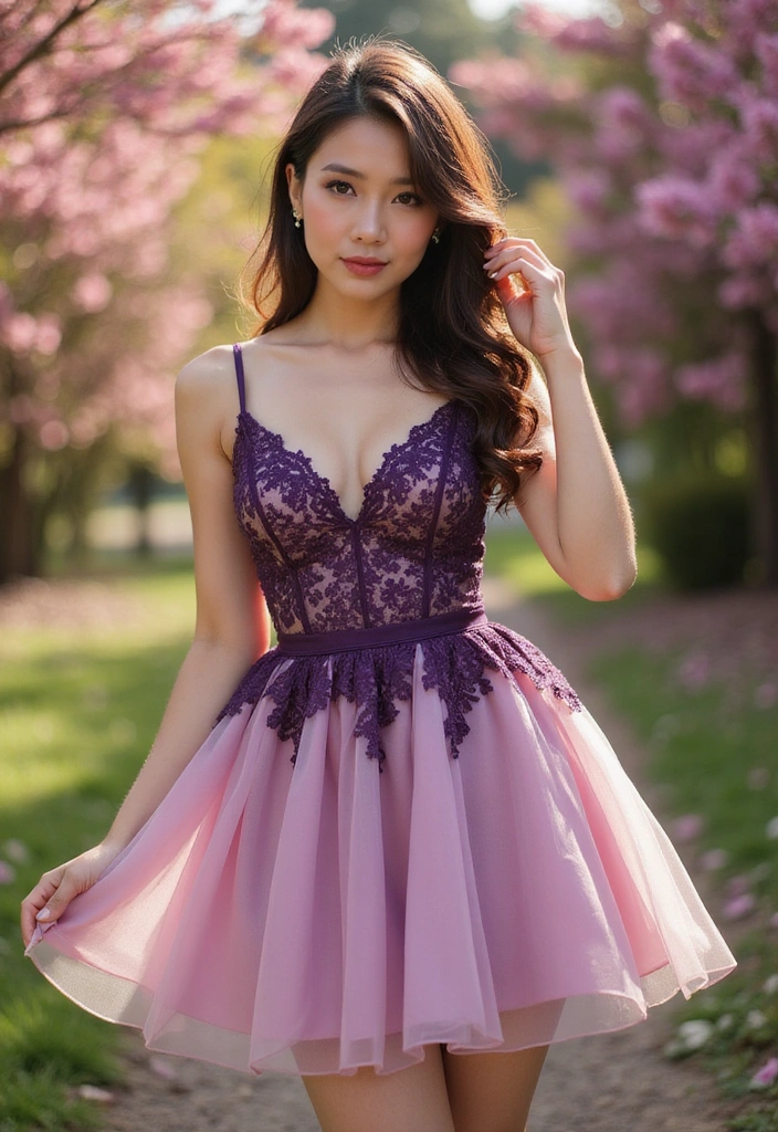 30 Stylish Hoco Looks That'll Make You the Star of the Night (Don't Miss #5) - 21. Gradient Ombré Colors