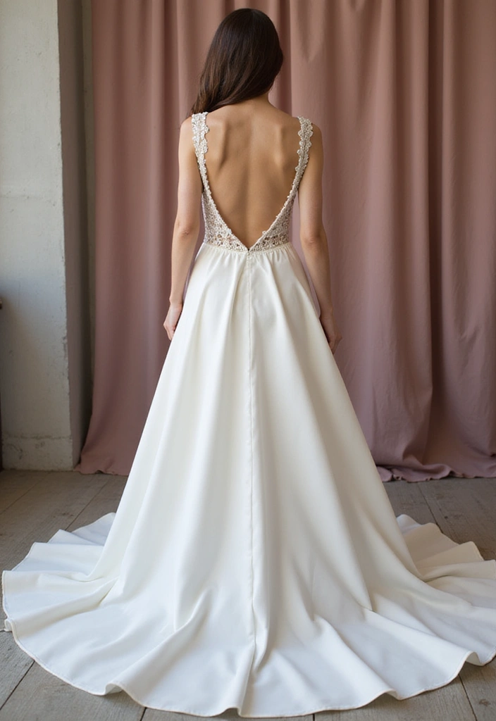 30 Stunning Open Back Wedding Dresses You’ll Want to Say ‘I Do’ In! - 19. High Slits