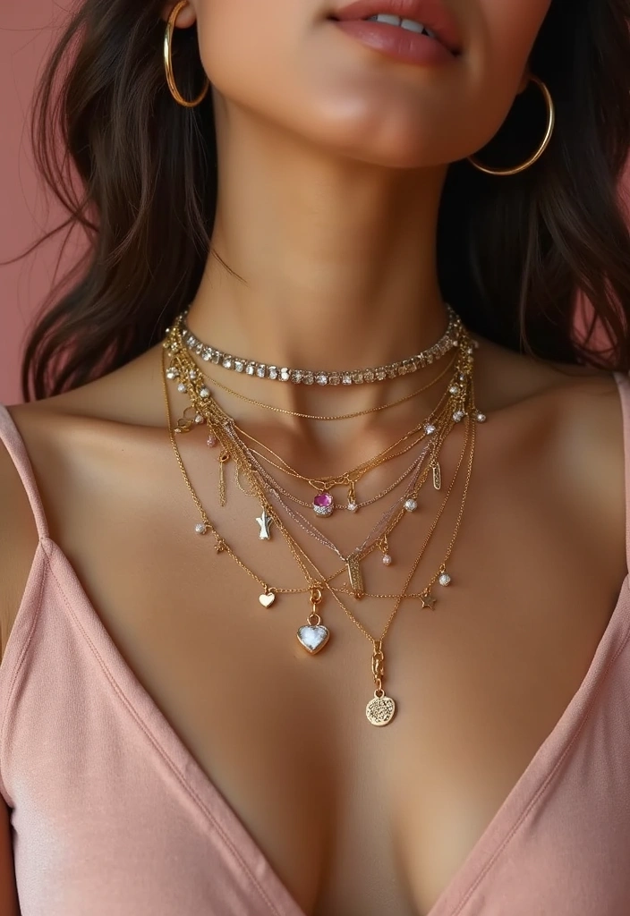 30 Charming Scandinavian Street Style Elements That'll Elevate Your Wardrobe Instantly! - 22. Layered Jewelry