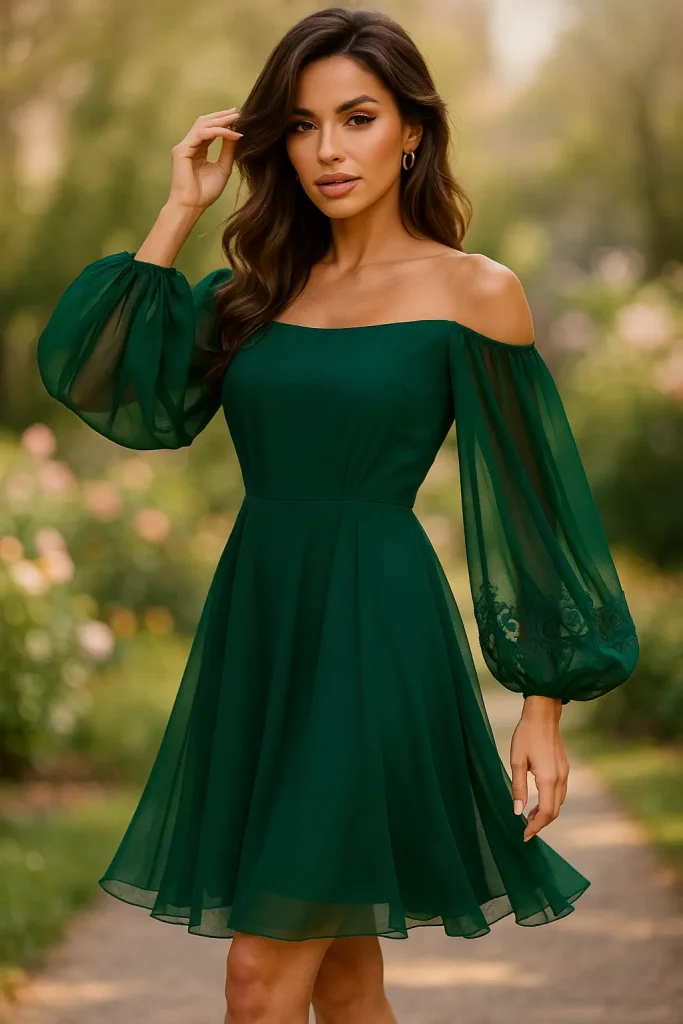 30 Stylish Hoco Looks That'll Make You the Star of the Night (Don't Miss #5) - 17. Statement Sleeves