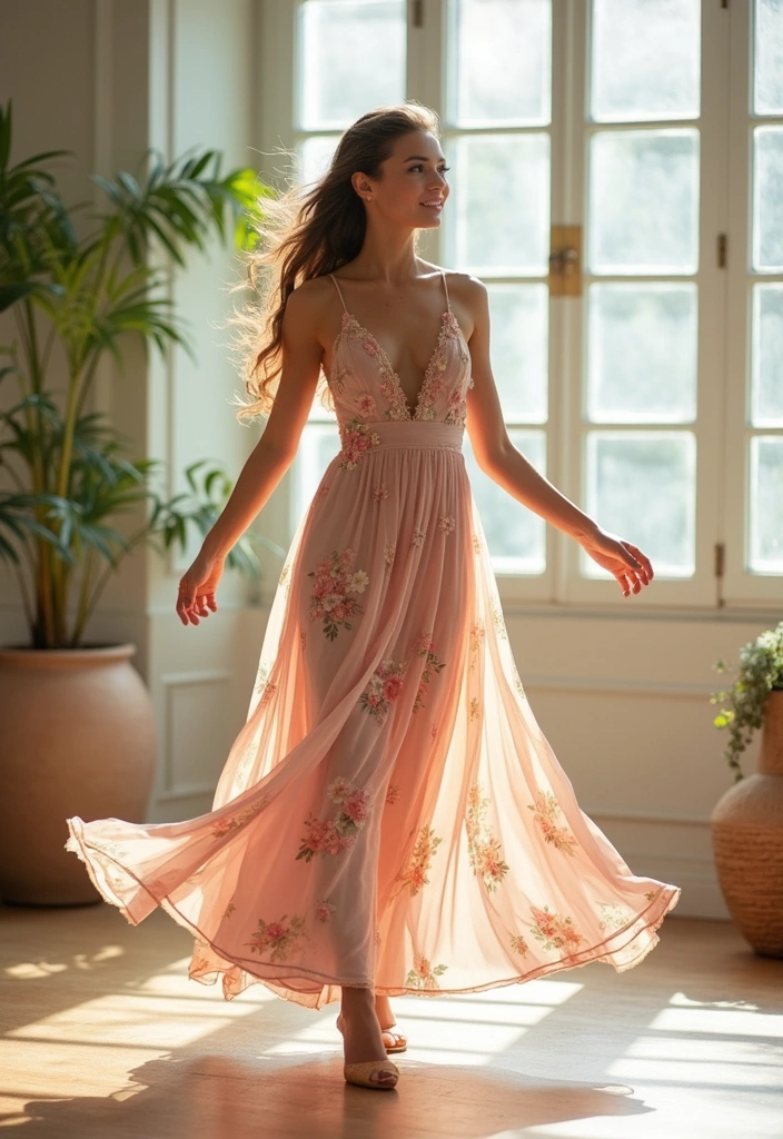 30 Sizzling Boudoir Poses to Boost Your Confidence and Leave Them Breathless! - 22. The Playful Twirl