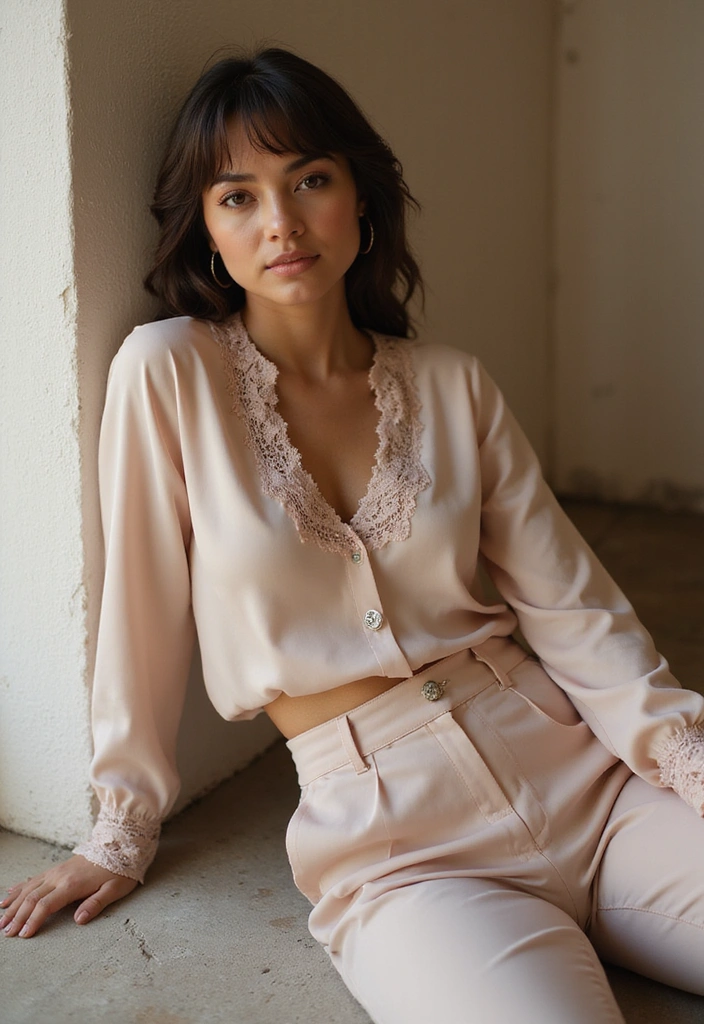 30 Sizzling Boudoir Poses to Boost Your Confidence and Leave Them Breathless! - 23. The Soft Wall Lean