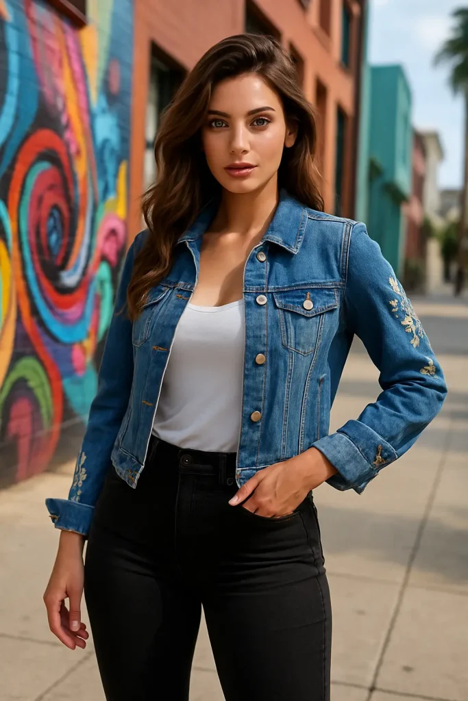 30 Charming Scandinavian Street Style Elements That'll Elevate Your Wardrobe Instantly! - 9. Trendy Denim Jackets