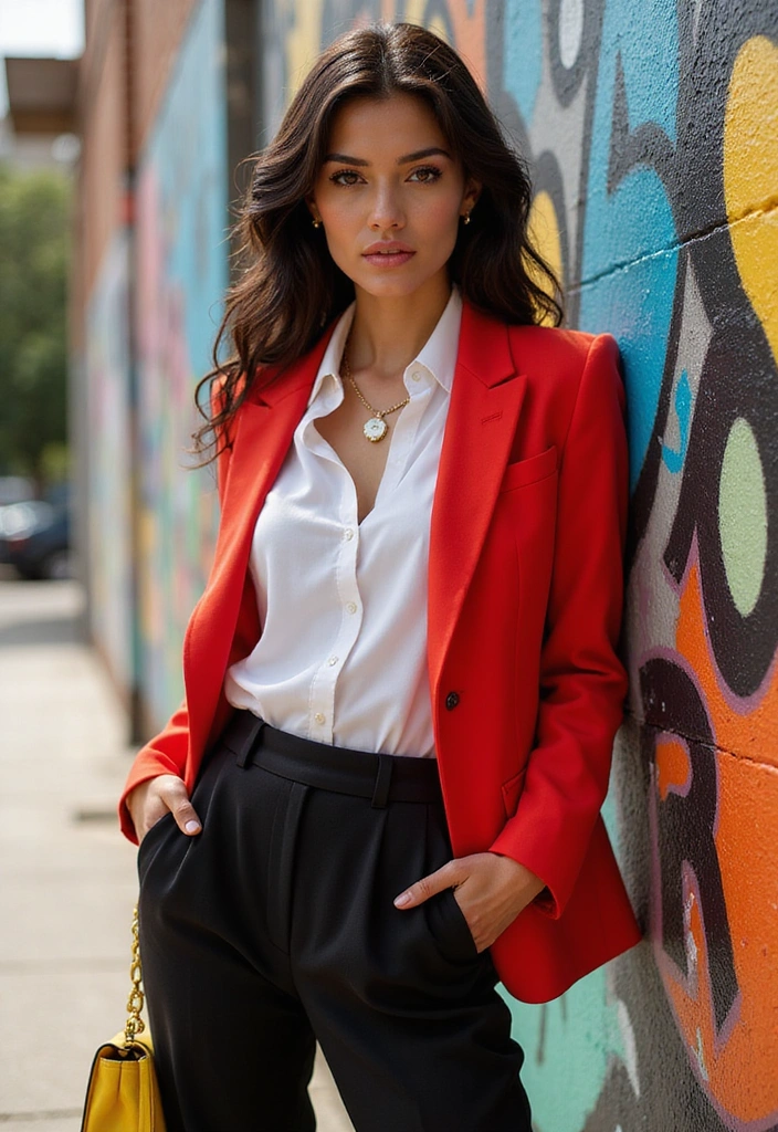 30 Charming Scandinavian Street Style Elements That'll Elevate Your Wardrobe Instantly! - 29. Vibrant Color Pops