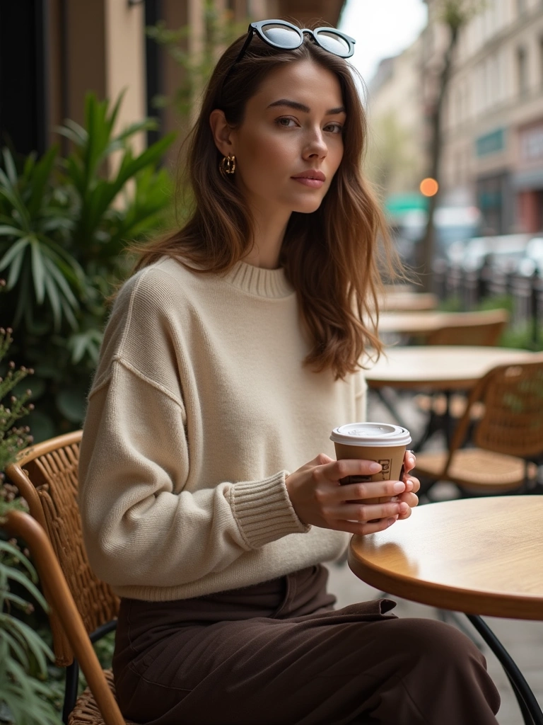 30 Irresistibly Caffeine-Inspired Outfits: Neutral Elegance That Brews Pure Seduction. 6. Affogato Affair