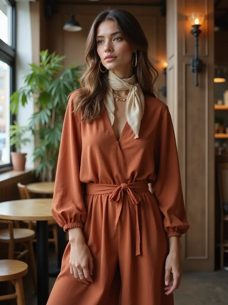 30 Irresistibly Caffeine-Inspired Outfits: Neutral Elegance That Brews Pure Seduction. 10. Chai Latte Luxe