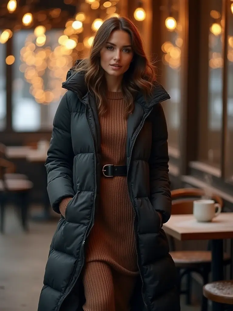 30 Irresistibly Caffeine-Inspired Outfits: Neutral Elegance That Brews Pure Seduction.  22. Choco-Chic