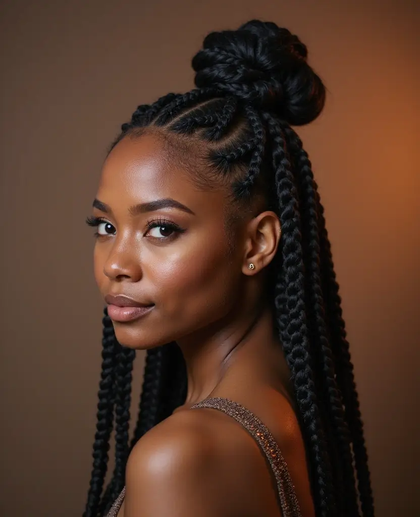 25 Trendy Natural Hairstyles for Black Women That Are Absolutely Stunning 8. Cornrow Styles