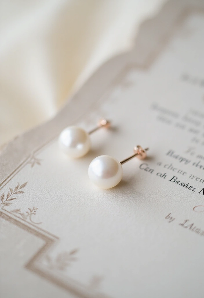 30 Modern Stunning Bridal Jewelry Ideas for a Smokin' Hot Wedding Look. 4. Delicate Pearl Studs