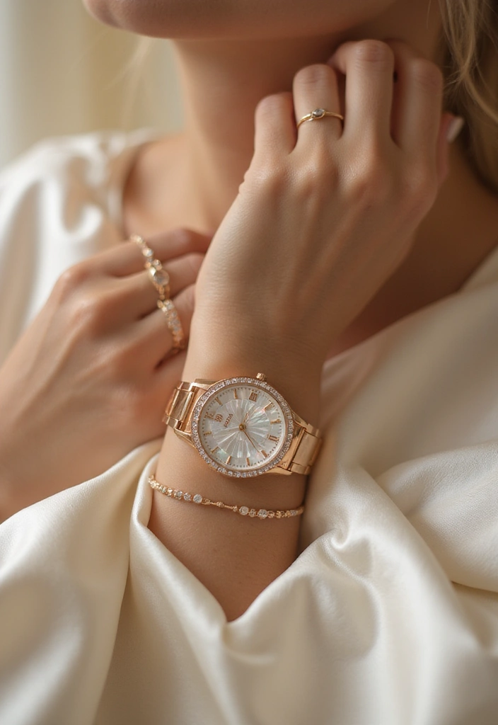 30 Modern Stunning Bridal Jewelry Ideas for a Smokin' Hot Wedding Look. 19. Elegant Wrist Watches