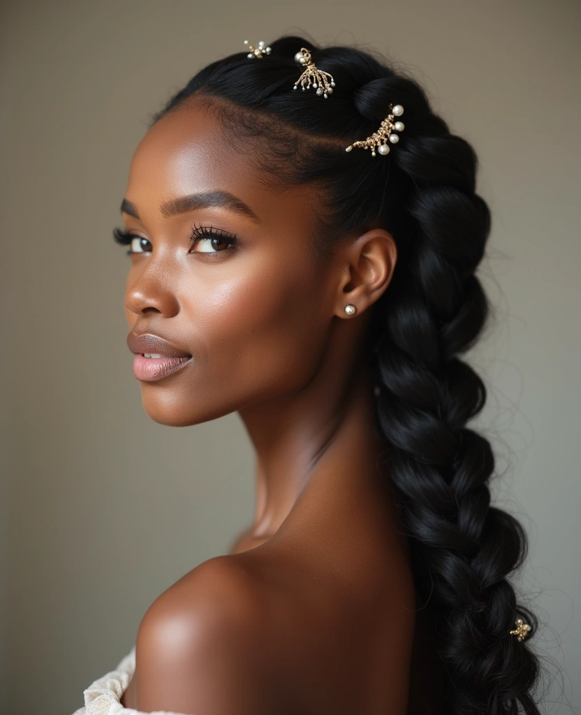 25 Trendy Natural Hairstyles for Black Women That Are Absolutely Stunning 17. Fishtail Braid