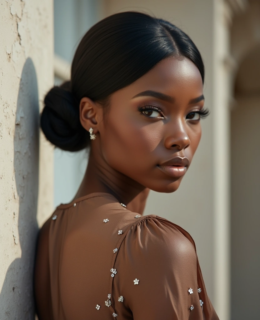 25 Trendy Natural Hairstyles for Black Women That Are Absolutely Stunning 10. Low Bun