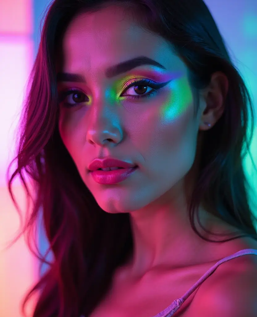 Neon Dreams makeup