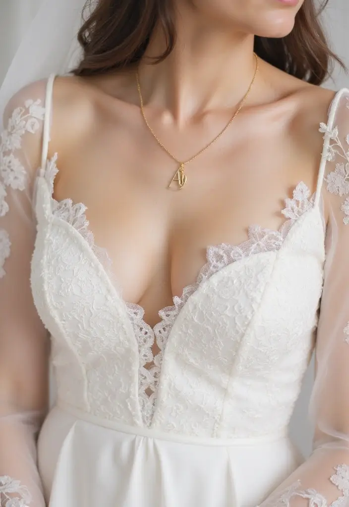 30 Modern Stunning Bridal Jewelry Ideas for a Smokin' Hot Wedding Look. 14. Personalized Jewelry