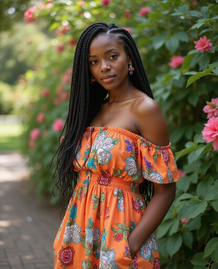 25 Trendy Natural Hairstyles for Black Women That Are Absolutely Stunning 12. Senegalese Twists