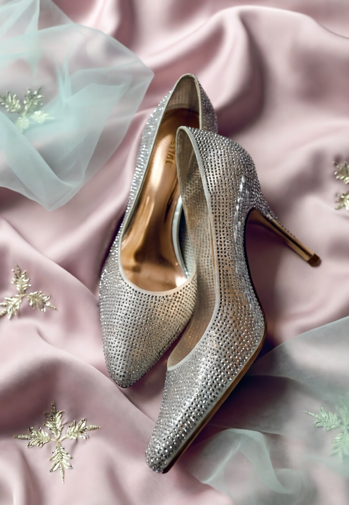 Sparkling Rhinestone Glass Slippers